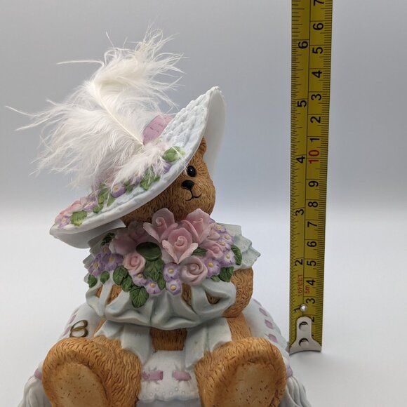 Chapeau Noelle by Lucy Rigg Diane Bride Bear Figurine 1993, Limited Edition - Picture 10 of 11